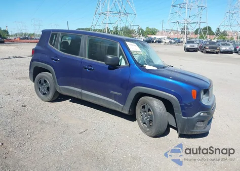 2017 Jeep Renegade Sport Fwd from USA, damaged, VIN ZACCJAAB4HPG12742